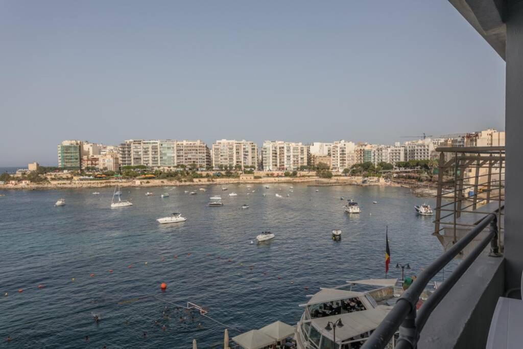 St Julians' Sea Front, Spectacular View, Apartment San Julián Exterior foto